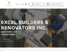 Tablet Screenshot of excelbuilds.com